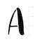 Alphabet Brush Letters Stencils, 7&#x22; x 10&#x22; by Craft Smart&#xAE;